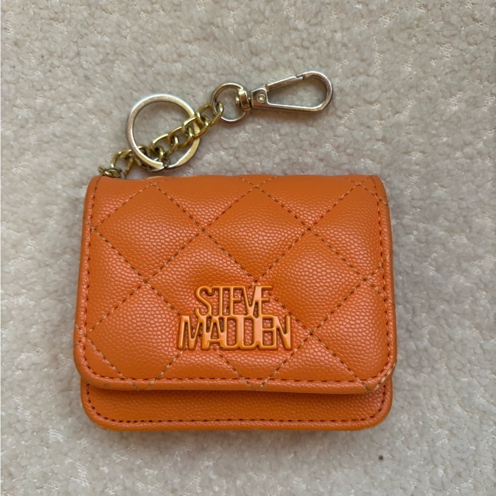 Orange Steve Madden wallet